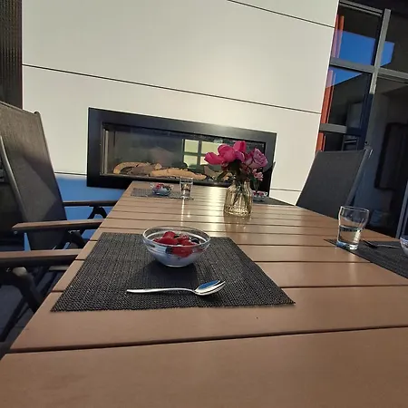 Marina Strandbad Land In Sicht Mit Zaun Haus Nr 81 Ferienhaus