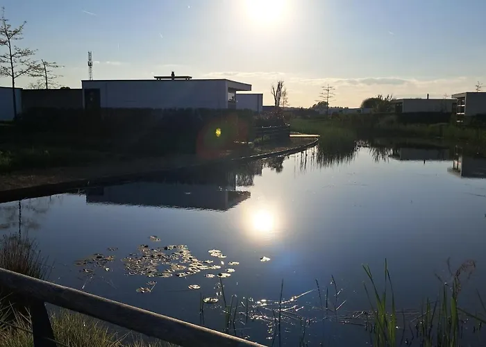 Marina Strandbad Land In Sicht Mit Zaun Haus Nr 81 * Olburgen