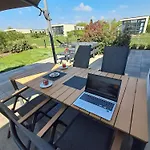 Marina Strandbad Land In Sicht Mit Zaun Haus Nr 81 * Olburgen
